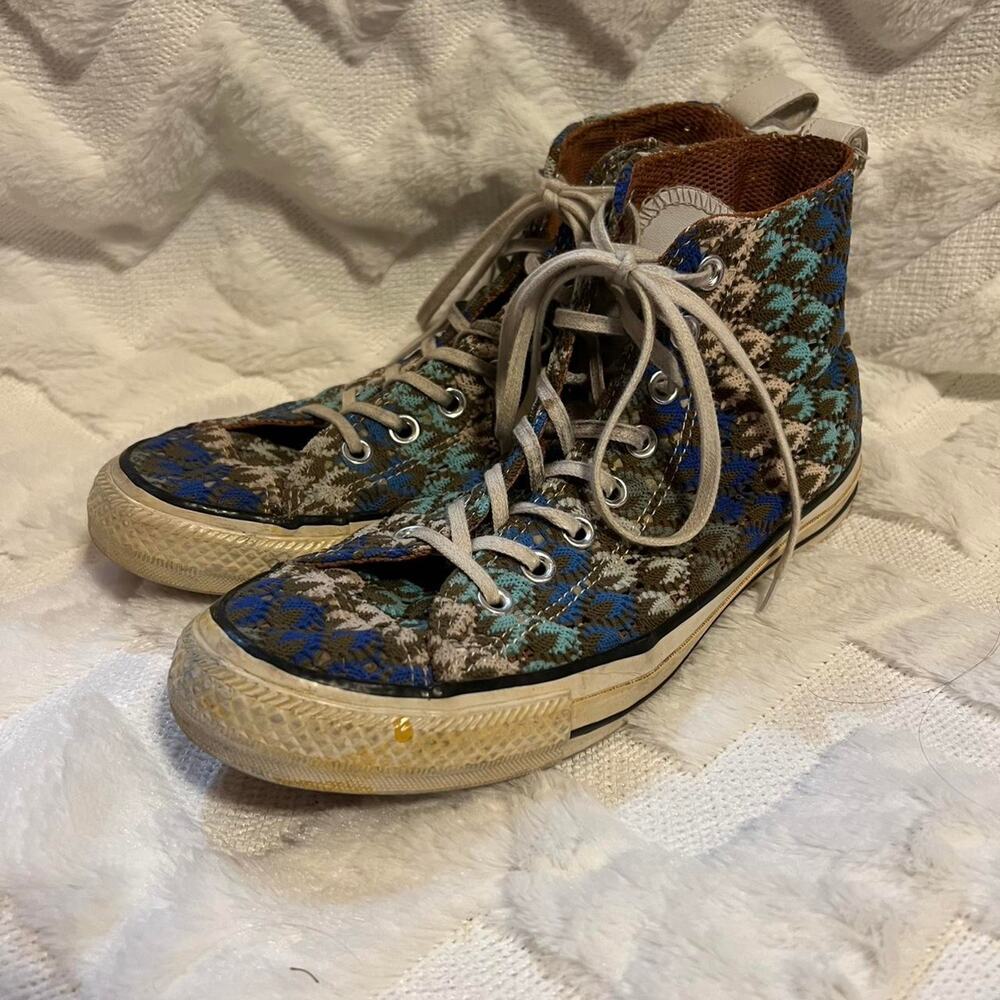 Missoni high top Converse
